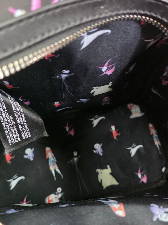 NWT Loungefly Disney Tim Burton\'s The Nightmare Before Christmas Mini Backpack